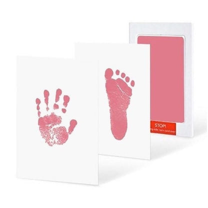 Baby hand- en voetprint inktkussen set