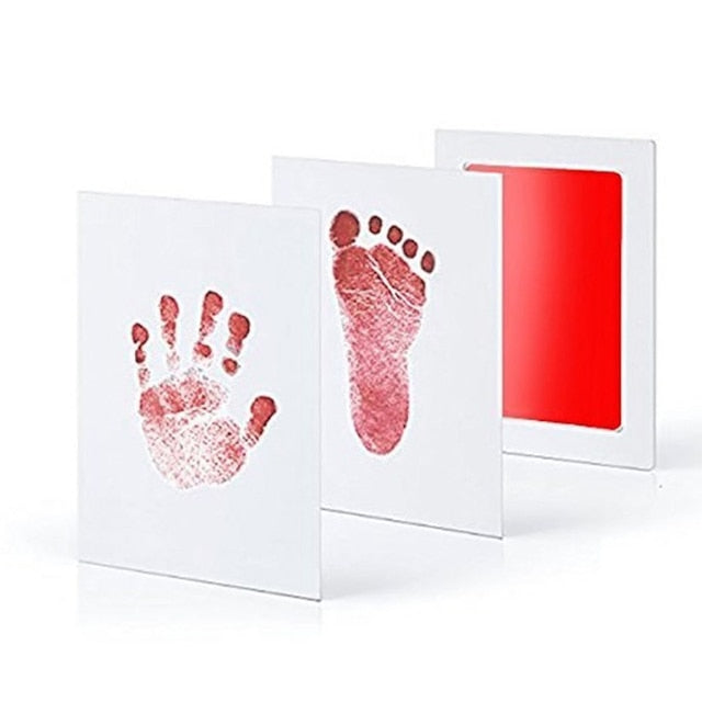 Baby hand- en voetprint inktkussen set