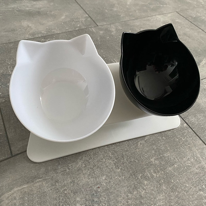Schattige kattenbakjes geschikt voor eten en drinken