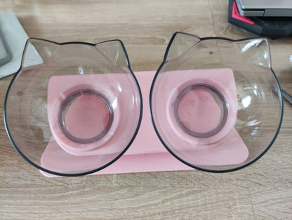 Schattige kattenbakjes geschikt voor eten en drinken
