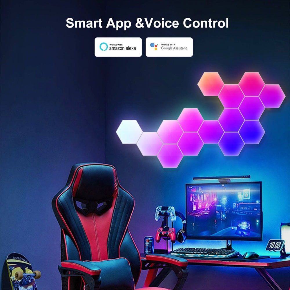 LED Hexagon Lampen Wifi app control