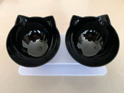 Schattige kattenbakjes geschikt voor eten en drinken