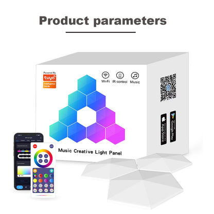 LED Hexagon Lampen Wifi app control